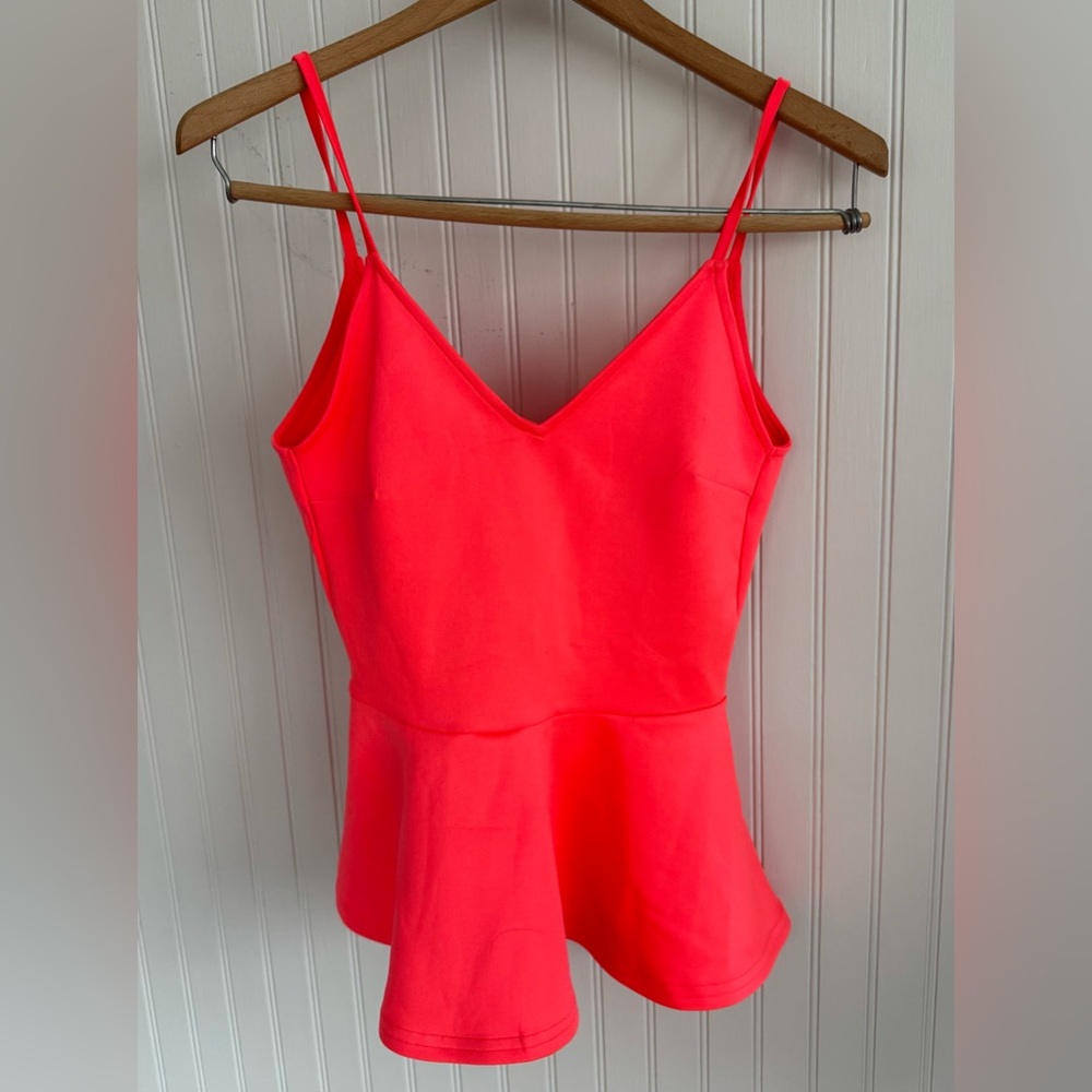 Divided Neon Pink Tank Top Size Small